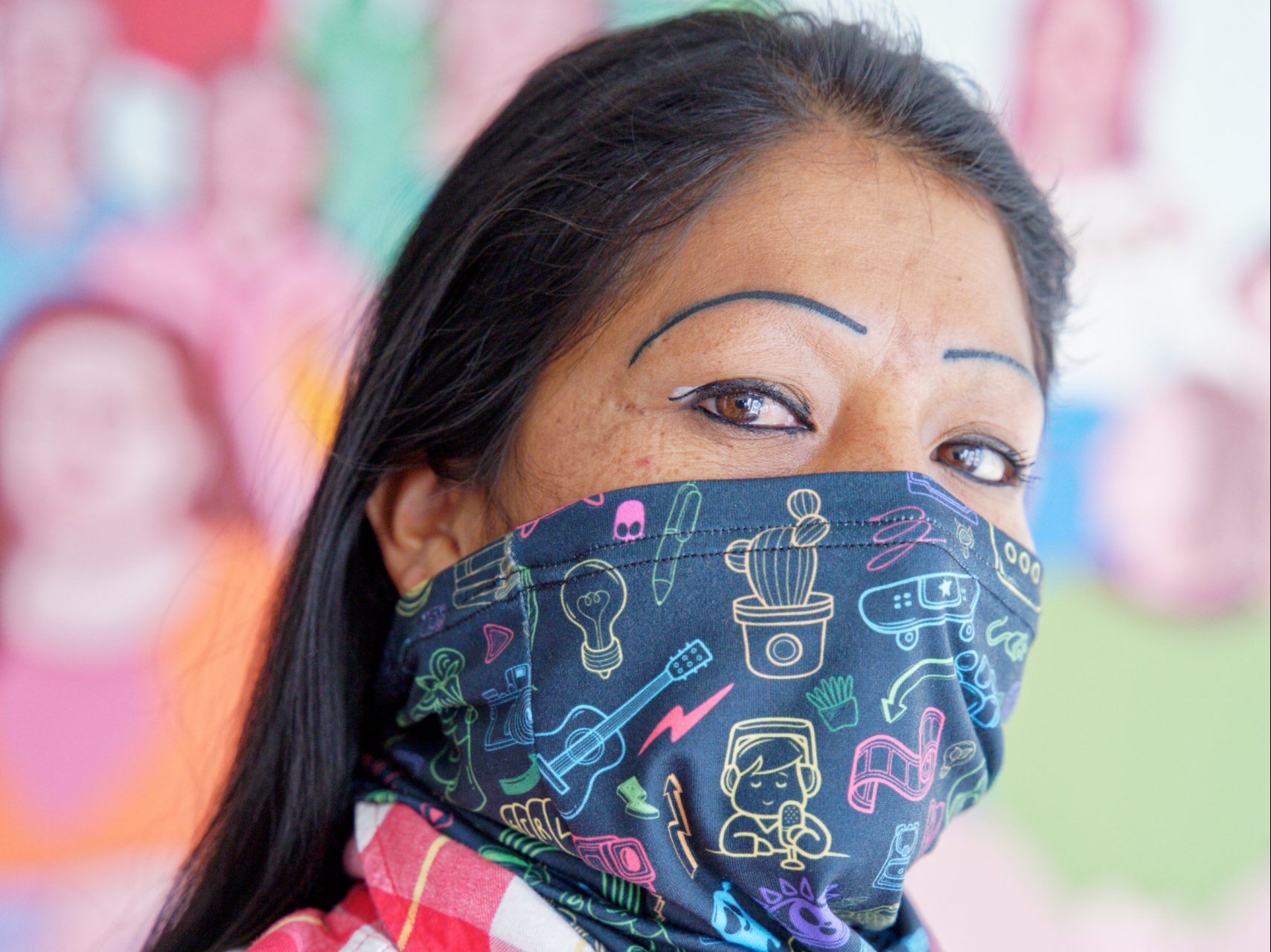Nuevos Diseños Buff con Mascarillas - Mujer Bonita Ecuador